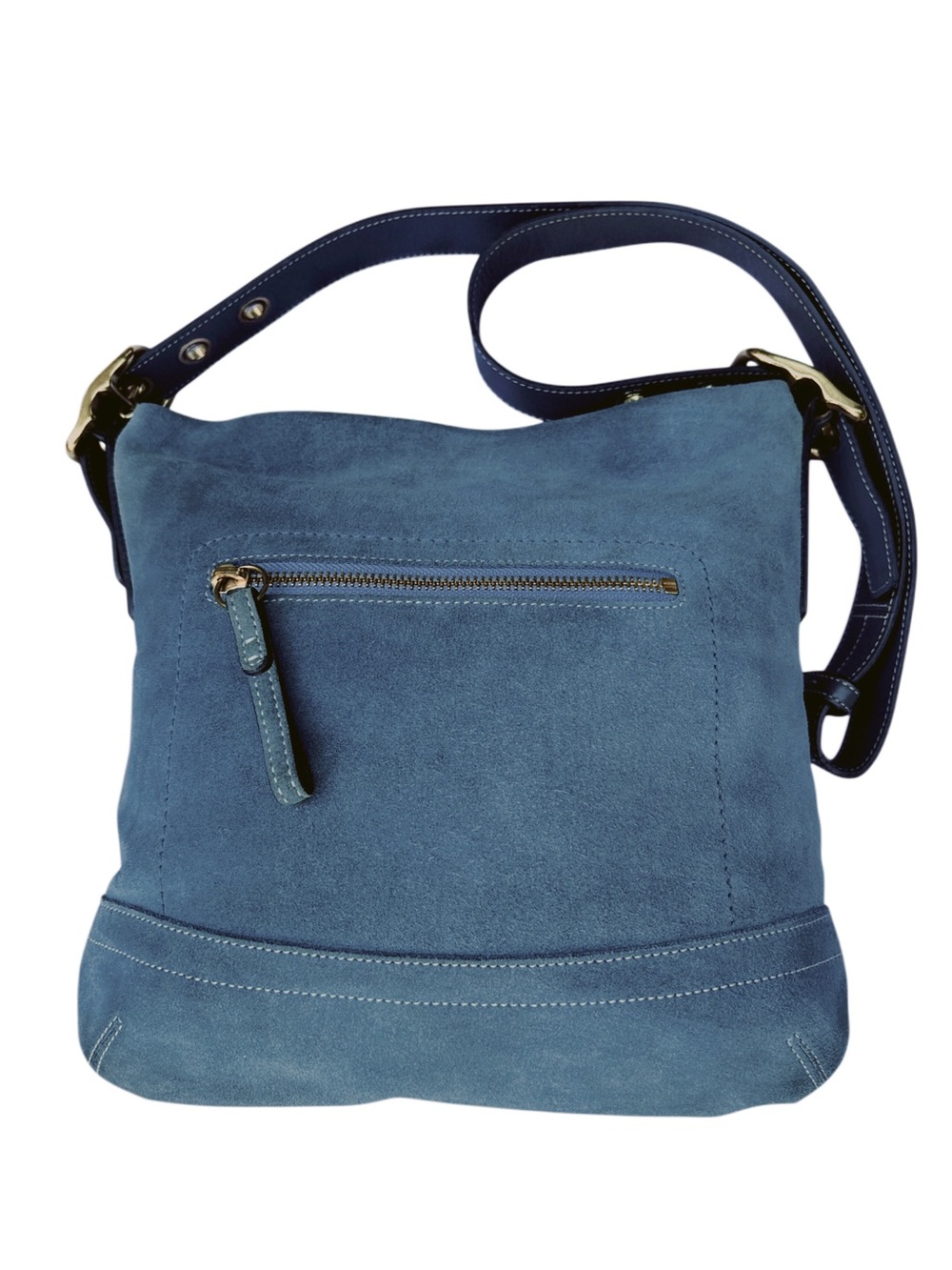 Coach Vintage 2004 Legacy Soft Slim Suede Duffle Convertible in Chambray 1419 - Picture 3 of 10